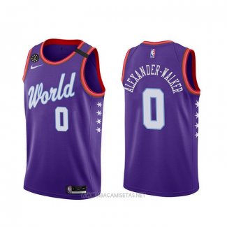 Camiseta 2020 Rising Star Nickeil Alexander-Walker NO 0 World Violeta