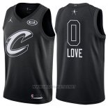 Camiseta All Star 2018 Cleveland Cavaliers Kevin Love NO 0 Negro
