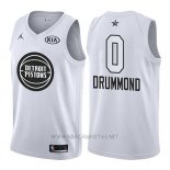 Camiseta All Star 2018 Detroit Pistons Andre Drummond NO 0 Blanco