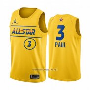 Camiseta All Star 2021 Phoenix Suns Chris Paul NO 3 Oro