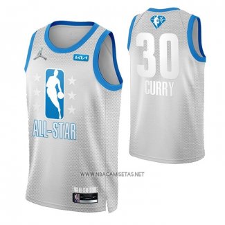 Camiseta All Star 2022 Golden State Warriors Stephen Curry NO 30 Gris