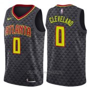 Camiseta Atlanta Hawks Antonius Cleveland NO 0 Icon 2018 Negro