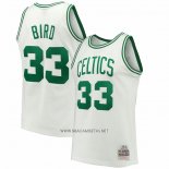 Camiseta Boston Celtics Larry Bird NO 33 Mitchell & Ness 1985-86 Blanco