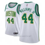 Camiseta Boston Celtics Robert Williams III NO 44 Ciudad 2018-19 Blanco