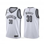 Camiseta Brooklyn Nets Michael Beasley NO 30 Association 2020 Blanco