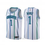 Camiseta Charlotte Hornets Malik Monk NO 1 Classic Blanco