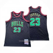 Camiseta Chicago Bulls Michael Jordan NO 23 Mitchell & Ness 1997-98 Negro