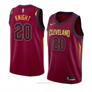 Camiseta Cleveland Cavaliers Brandon Knight NO 20 Icon 2018 Rojo