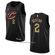 Camiseta Cleveland Cavaliers Collin Sexton NO 2 Statement 2022-23 Negro