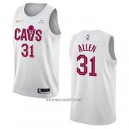 Camiseta Cleveland Cavaliers Jarrett Allen NO 31 Association 2022-23 Blanco