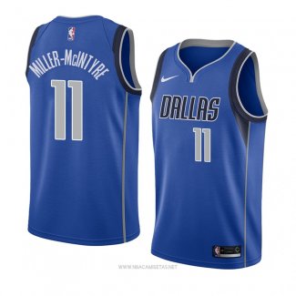 Camiseta Dallas Mavericks Codi Miller-Mcintyre NO 11 Icon 2018 Azul