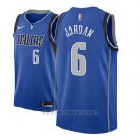 Camiseta Dallas Mavericks DeAndre Jordan NO 6 Icon 2018 Azul