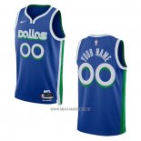 Camiseta Dallas Mavericks Personalizada Ciudad 2022-23 Azul