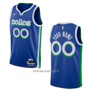 Camiseta Dallas Mavericks Personalizada Ciudad 2022-23 Azul