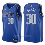 Camiseta Dallas Mavericks Seth Curry NO 30 Icon 2017-18 Azul