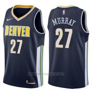 Camiseta Denver Nuggets Jamal Murray NO 27 Icon 2017-18 Azul