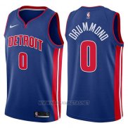 Camiseta Detroit Pistons Andre Drummond NO 0 Icon 2017-18 Azul