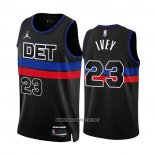 Camiseta Detroit Pistons Jaden Ivey NO 23 Statement 2022-23 Negro