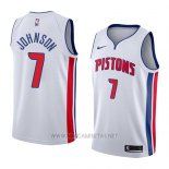 Camiseta Detroit Pistons Stanley Johnson NO 7 Association 2018 Blanco