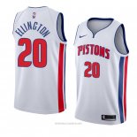 Camiseta Detroit Pistons Wayne Ellington NO 20 Association 2018 Blanco