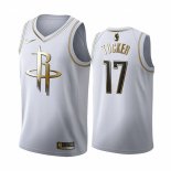 Camiseta Golden Edition Houston Rockets P.j. Tucker NO 17 2019-20 Blanco