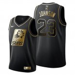 Camiseta Golden Edition Phoenix Suns Cameron Johnson NO 23 Negro