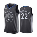 Camiseta Golden State Warriors Glenn Robinson III NO 22 Ciudad Negro