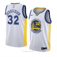 Camiseta Golden State Warriors Marcus Derrickson NO 32 Association 2018 Blanco