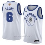 Camiseta Golden State Warriors Nick Young NO 6 Classic 2017-18 Blanco