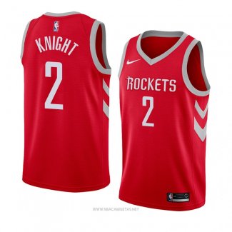 Camiseta Houston Rockets Brandon Knight NO 2 Icon 2017-18 Rojo