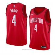 Camiseta Houston Rockets Danuel House NO 4 Earned 2018-19 Rojo