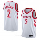 Camiseta Houston Rockets Demetrius Jackson NO 2 Association 2018 Blanco