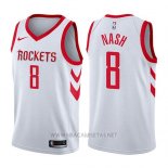 Camiseta Houston Rockets Le'bryan Nash NO 8 Association 2017-18 Blanco
