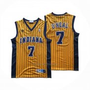 Camiseta Indiana Pacers Jermaine O'Neal NO 7 Amarillo