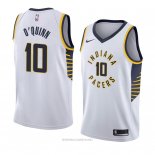 Camiseta Indiana Pacers Kyle O'quinn NO 10 Association 2018 Blanco