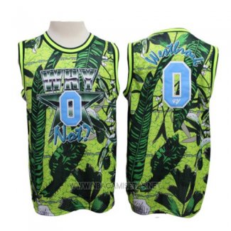 Camiseta Jordan Why Not Russell Westbrook NO 0 All Star Verde