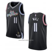 Camiseta Los Angeles Clippers John Wall NO 11 Ciudad 2022-23 Negro