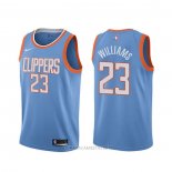 Camiseta Los Angeles Clippers Lou Williams NO 23 Ciudad Azul