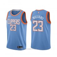 Camiseta Los Angeles Clippers Lou Williams NO 23 Ciudad Azul