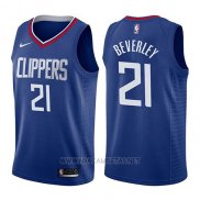 Camiseta Los Angeles Clippers Patrick Beverley NO 21 Icon 2017-18 Azul