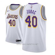 Camiseta Los Angeles Lakers Ivica Zubac NO 40 Association 2018-19 Blanco
