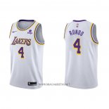 Camiseta Los Angeles Lakers Rajon Rondo NO 4 Association 2021-22 Blanco