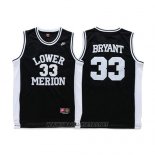 Camiseta Lower Merion Kobe Bryant NO 33 Negro