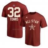 Camiseta Manga Corta All Star 2024 Karl-Anthony Towns Rojo