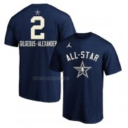 Camiseta Manga Corta All Star 2024 Shai Gilgeous-Alexander Azul