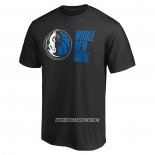 Camiseta Manga Corta Dallas Mavericks Whole New Game Negro