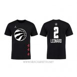 Camiseta Manga Corta Kawhi Leonard All Star 2019 Toronto Raptors Negro