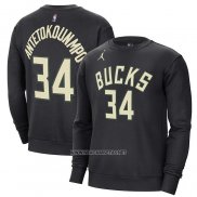 Camiseta Manga Larga Milwaukee Bucks Giannis Antetokounmpo Statement 2022-23 Negro