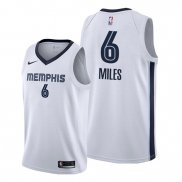 Camiseta Memphis Grizzlies C.J. Miles NO 6 Association Blanco