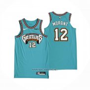 Camiseta Memphis Grizzlies Ja Morant NO 12 Classic Autentico Verde